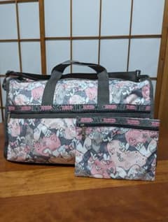 レスポートサック♡ハート柄ボストンバッグ♡ポーチ付♡♡のサムネイル