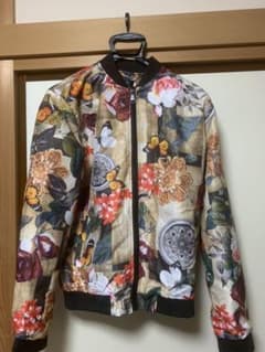 メンズ 花柄 スタジャン ブルゾンのサムネイル