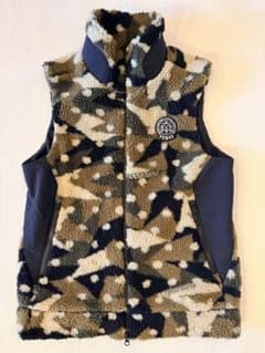 PEARLY GATES 迷彩フリース ボアベスト サイズ5 - メルカリ