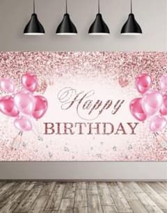 タペストリー 誕生日 フォトポスター 写真背景 バースデーのサムネイル