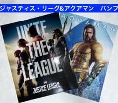 JUSTICE LEAGUE & AQUAMAN 영화 브로셔 세트