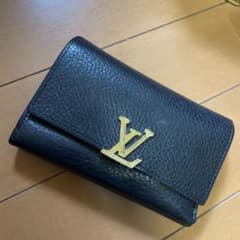 K*u様 LOUIS VUITTON 三つ折り財布 ブラックのサムネイル