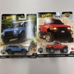 【新品】ホットウィール プレミアム トヨタ 2台セット ランクル ピックアップ