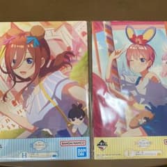 五等分の花嫁　一番くじ　中野一花　中野三玖　イラストボードのサムネイル