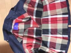 美品　ブルーレーベル・クレストブリッジ　裏地チェック柄ライナー付きトレンチコートのサムネイル