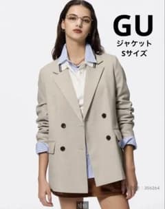 GU ジーユー　ダブルブレストジャケットのサムネイル