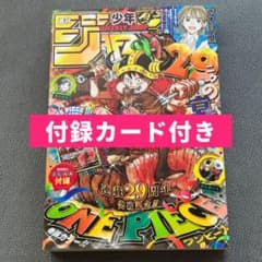 週刊少年ジャンプ 33号 ワンピース プロモカード付き - メルカリ