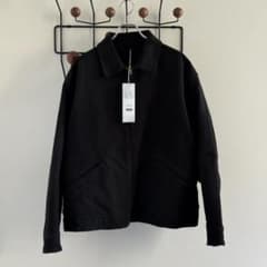 COMOLI直営店限定ゲリラ発売 モールスキンショートジップジャケット 