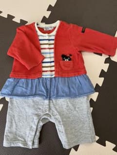 ミキハウス ロンパース 70のサムネイル
