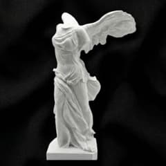 彫刻・オブジェ 14,hermes 高さ18cm】サモトラケのニケ ミニチュア レプリカ 石膏像風 オブジェ