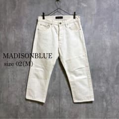 MADISONBLUE マディソンブルー コットン パンツ ホワイト 日本製 M MADISONBLUE マディソンブルー コットン パンツ ホワイト 日本製 M