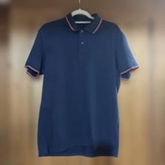 UNIQLO ポロシャツ ネイビー XLサイズ 半袖のサムネイル