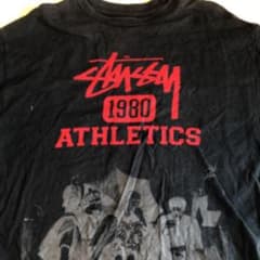 STUSSY 1980 athletic 半袖Tシャツ　黒のサムネイル