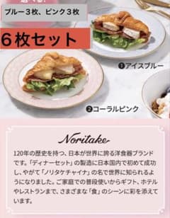 新品】6枚セット ノリタケ×ドクターシーラボ 特製リムプレート - メルカリ