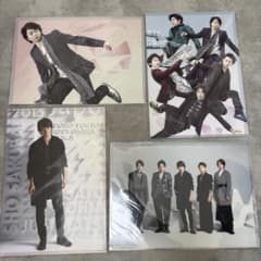 【新品、未使用、送料込】ARASHI コンサートグッズ　クリアファイル4枚セットのサムネイル