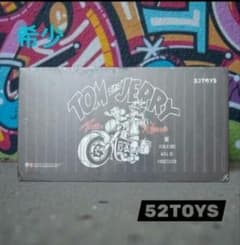 希少品】 52TOYS トムとジェリー ヴィンテージ バイクフィギュア LED