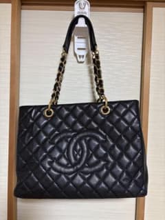 CHANEL キャビアスキン チェーン トートバッグのサムネイル