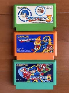 ロックマン3 4 5 ファミコン カセット 3本セット まとめ売り レトロのサムネイル