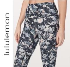 lululemon 花柄ハイウエストレギンス　希少大きいサイズ lululemon 花柄ハイウエストレギンス 希少大きいサイズ - メルカリ