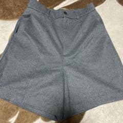GU ヘリンボーンショートパンツ/グレーのサムネイル