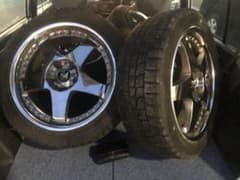 work 17インチホイール スタッドレスセット 7j8j +45のサムネイル