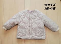 ZARA  キッズアウター　中綿　薄ピンク　98サイズ　2歳～3歳のサムネイル
