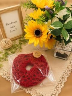 ハンドメイド かぎ針編み シュシュのサムネイル