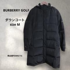 BURBERRY GOLF ダウンコート フードノバチェック サイズM 訳あり 