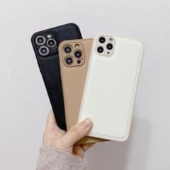 フェイクレザー　ブラウン　iPhoneケースのサムネイル