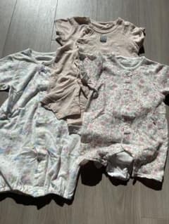 夏用 新生児 ドレスオール3点のサムネイル