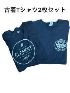 【人気古着セット】Tシャツ2枚セット 黒のサムネイル