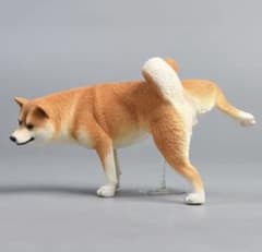 アレをしてる時の柴犬 フィギュア 人形 インテリア 置物のサムネイル