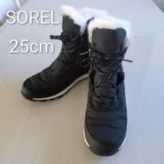 超美品☆ SOREL ソレル　ウィットニーショートレース　防寒ブーツ　25cmのサムネイル