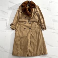 入手困難✨ FENDI セレリア トレンチコート デミバフミンク ショール 