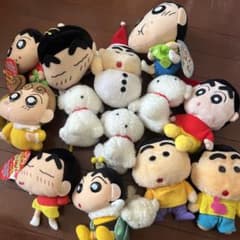 크레용 신짱 봉제인형 헤세이 레트로 미확인 정리 중고품 장미 불가능