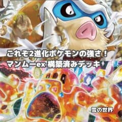 ポケカ】 No.093 マンムーex シロデスナex 構築済みデッキ - メルカリ
