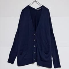 VINCE ヴィンス 紺 ロングカーディガン カシミヤ混 ドルマンスリーブのサムネイル