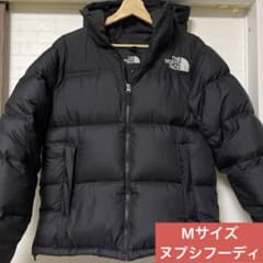 THE NORTH FACE ブラックヌプシフーディ　ダウンジャケットMサイズのサムネイル
