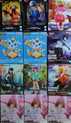 プライズフィギュア 12点セット 孫悟空 ベジータ ナルト サスケ マチュ プライズフィギュア 12点セット 孫悟空 ベジータ ナルト サスケ