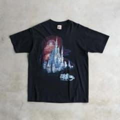 90s Disneyディズニー マジックキングダムTシャツ ML USA製 希少
