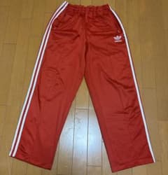 adidas アディダス　トラックパンツ　ファイヤーバード　赤　レッド　ワイドのサムネイル
