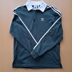 常田大希着用 adidas 長袖 ラグビーポロシャツ - メルカリ