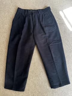 BRITISH MOLESKIN 2 TUCK WIDE PANTS