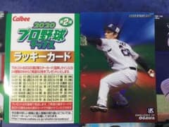 送料無料 2020 プロ野球チップス ラッキーカード入り 第2弾 12枚 セットのサムネイル