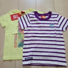 タグ付き 未使用品 BABYDOLL 半袖Tシャツ 100cm 2枚のサムネイル
