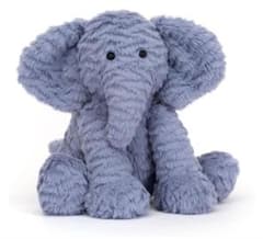 Jellycat Fuddlewuddle 象のぬいぐるみ Mサイズ 9インチのサムネイル
