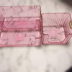 THREEPPY スリーピー 収納ケース3個セット 大2個中1個セット ピンク