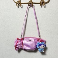 しなこ　キャンディーバック　リボン付き　ピンクショルダーバッグのサムネイル
