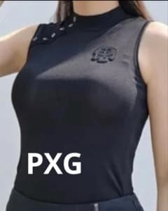 ⭐️PXG GOLFレディース ゴルフ ノースリーブ トップス スカル26ロゴ ⭐️PXG GOLFレディース ゴルフ ノースリーブ トップス スカル26ロゴ
