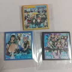 虹ヶ咲学園 6th live ガチャ CDジャケット缶バッチ(四角)3種類セット